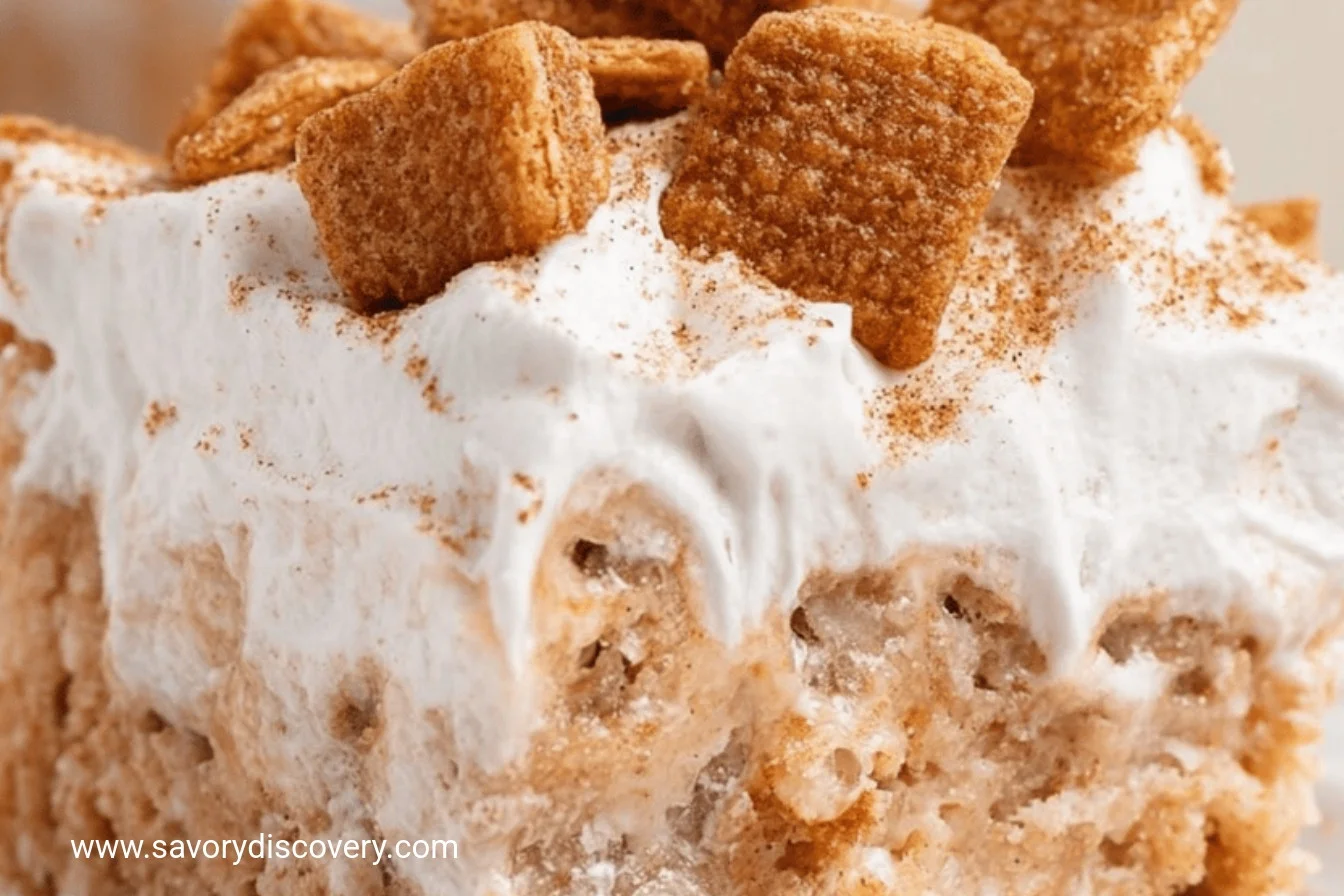 Cinnamon Toast Crunch Poke Cake Recipe