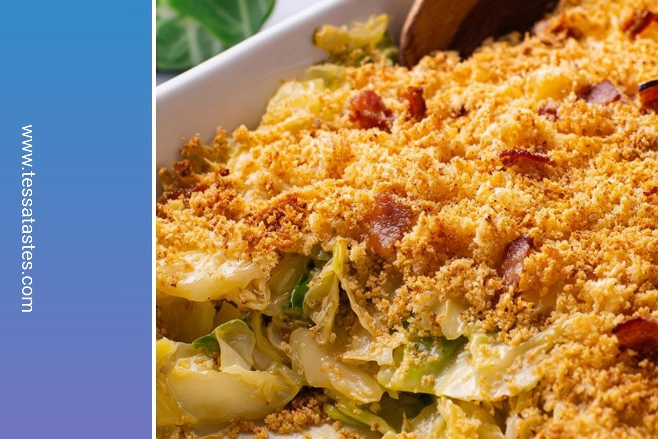 Bacon Baked Cabbage: Tender, slow-cooked perfection.: