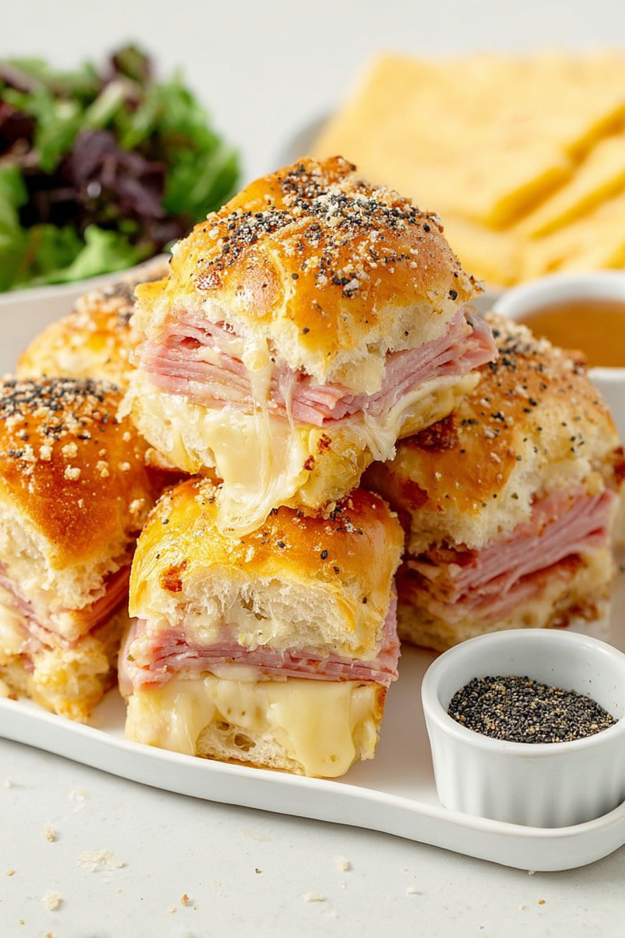 Baked Party Sandwiches: Irresistibly rich and creamy