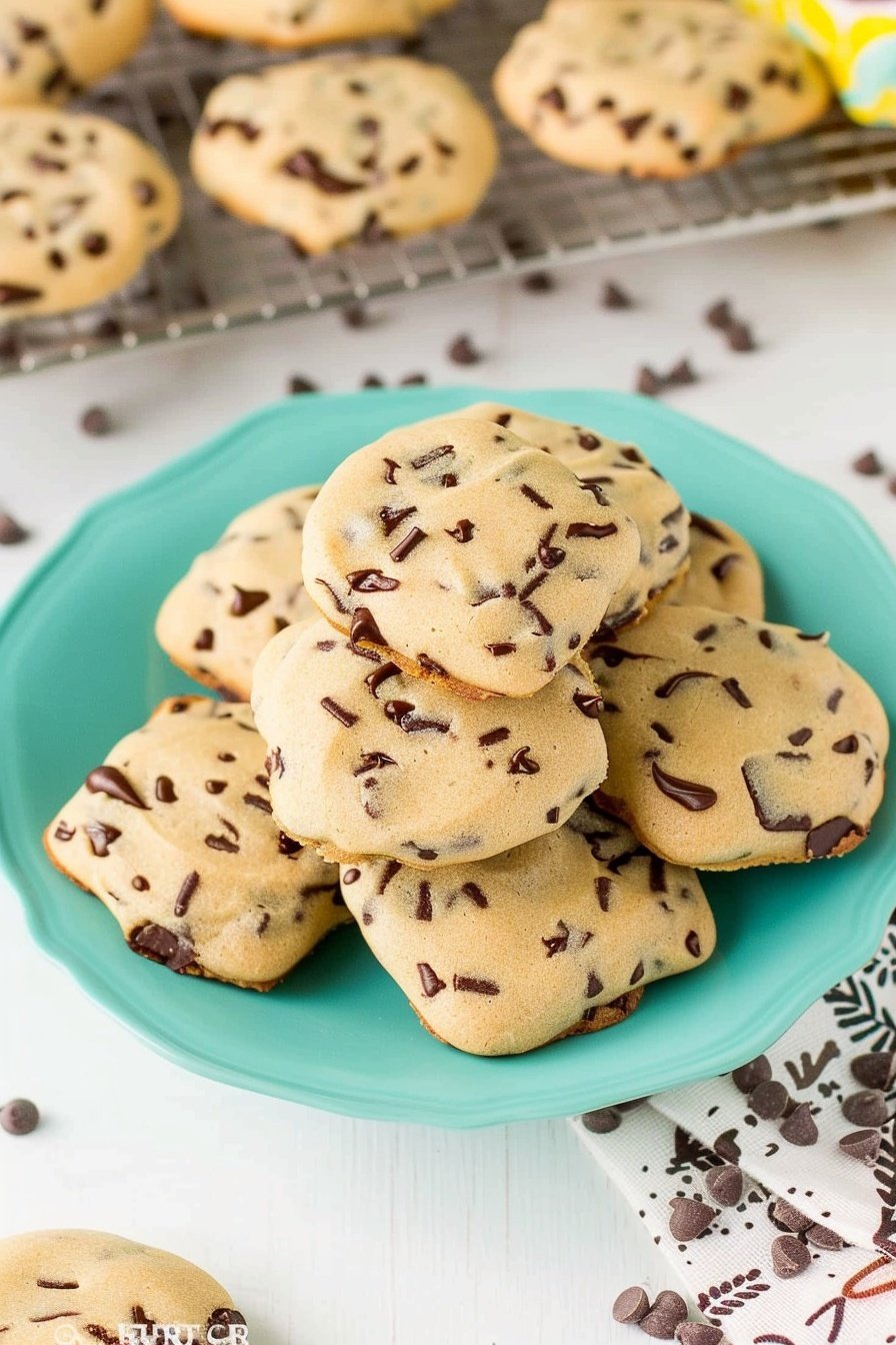 Buttery Chocolate Chip Rounds: Melt-in-your-mouth chocolate morsels