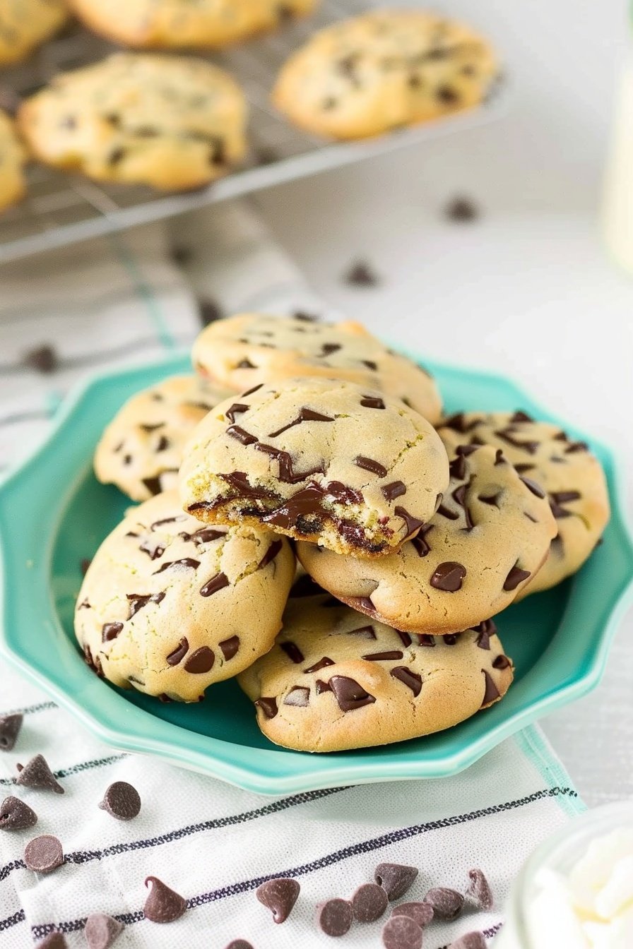 Buttery Chocolate Chip Rounds: Melt-in-your-mouth chocolate morsels