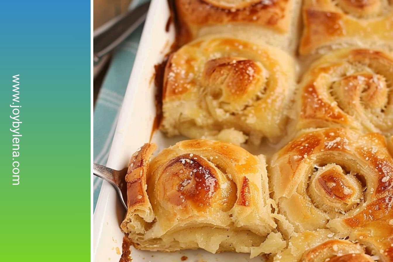 Buttery Yeast Pastries: Flaky, golden, irresistible layers.: