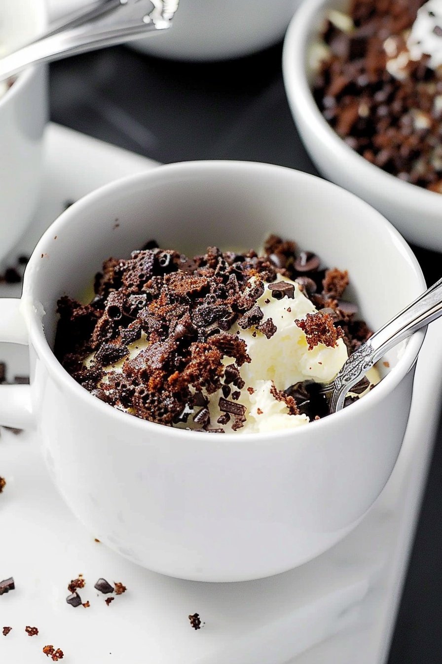 Cake Mix Microwave Dessert: Warm, gooey perfection awaits.