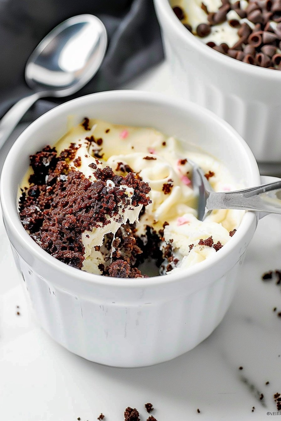 Cake Mix Microwave Dessert: Warm, gooey perfection awaits.
