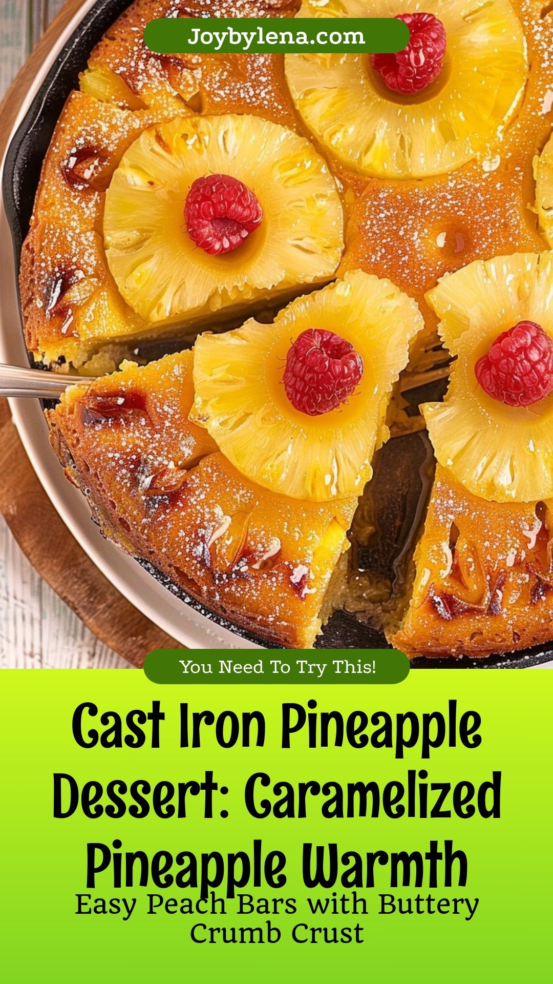 Cast Iron Pineapple Dessert: Caramelized Pineapple Warmth