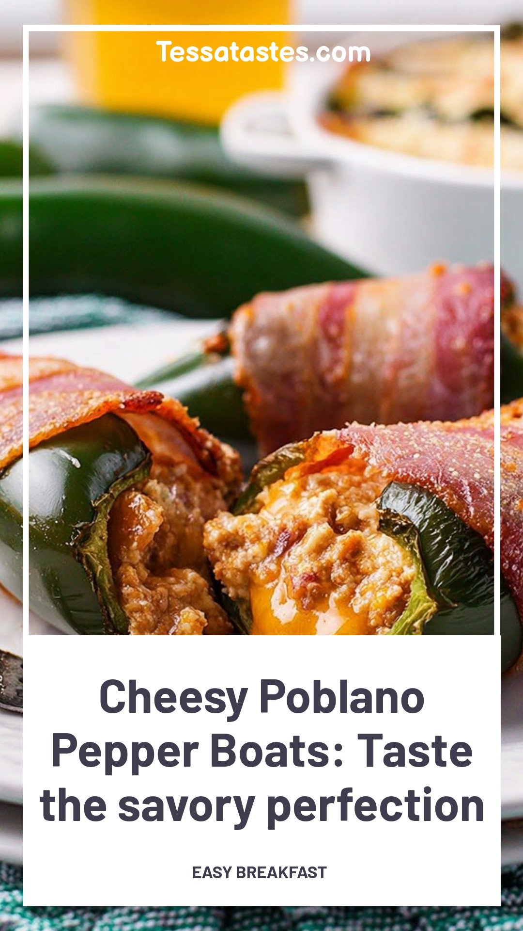 Cheesy Poblano Pepper Boats: Taste the savory perfection