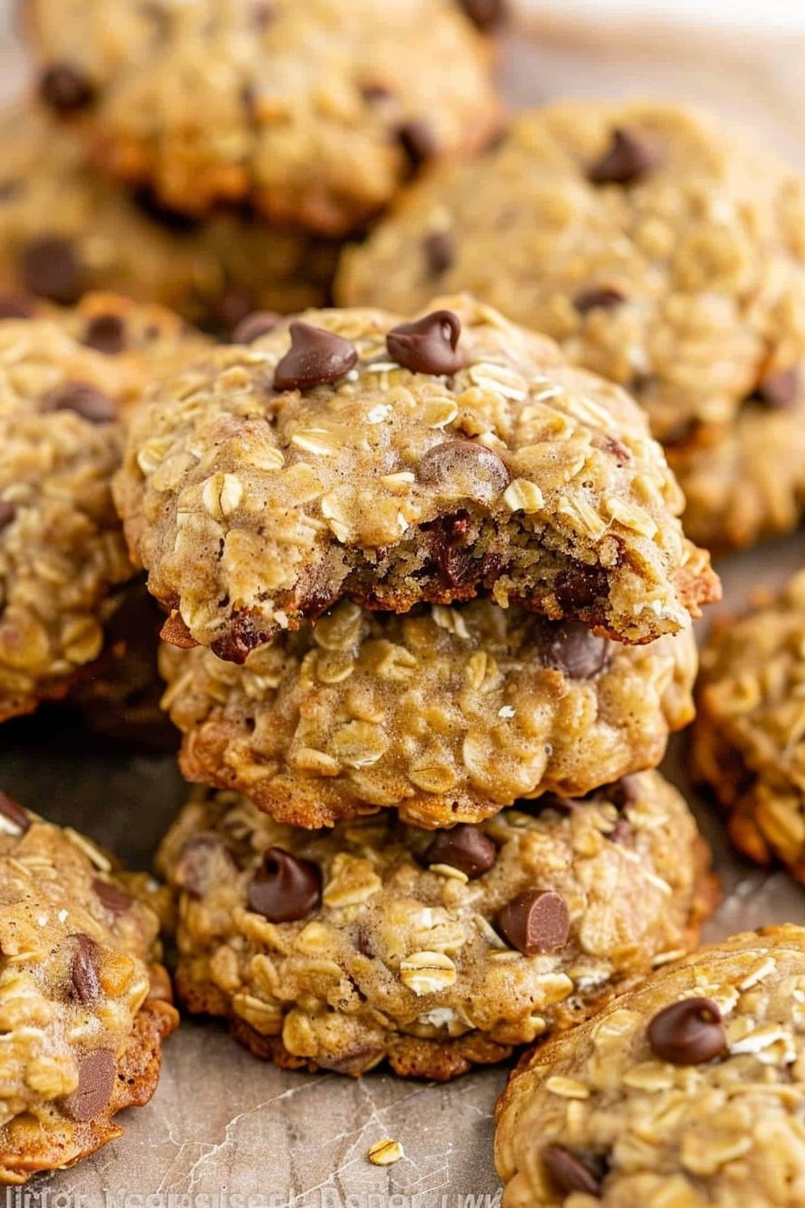 Chewy Oat Chocolate Delights: Irresistibly rich, chewy goodness.