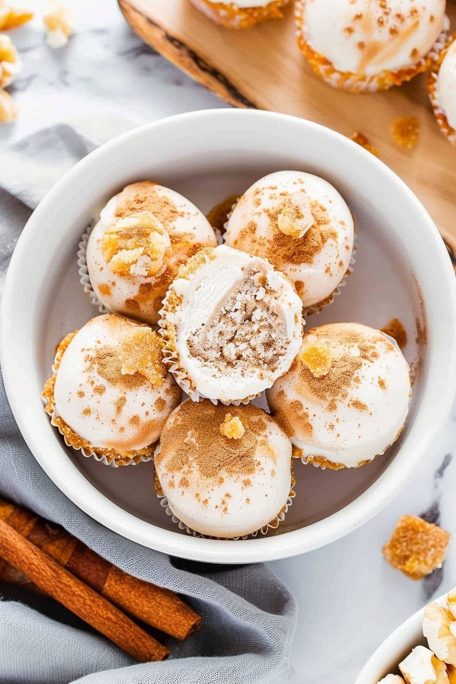 Cinnamon Swirl Cheesecake Bites: Creamy Spiced Perfection