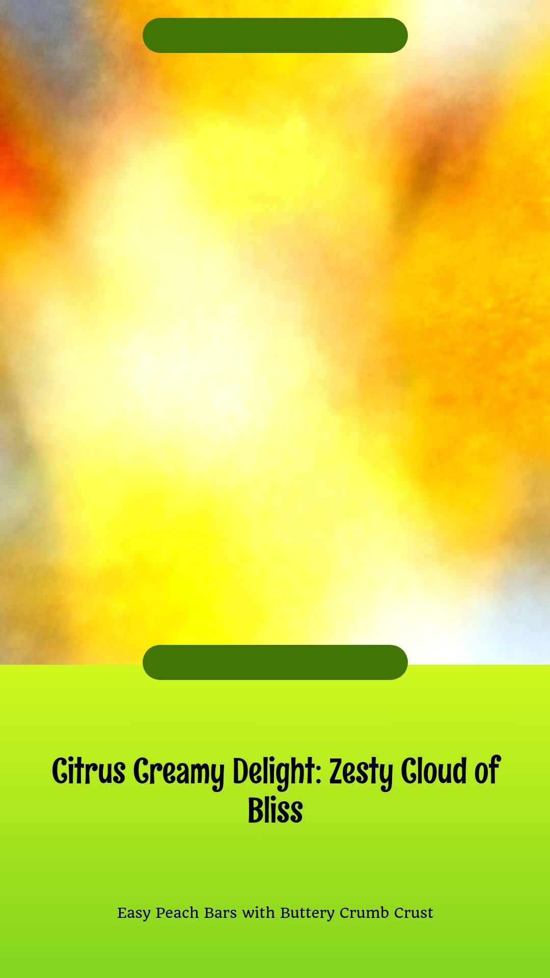 Citrus Creamy Delight: Zesty Cloud of Bliss