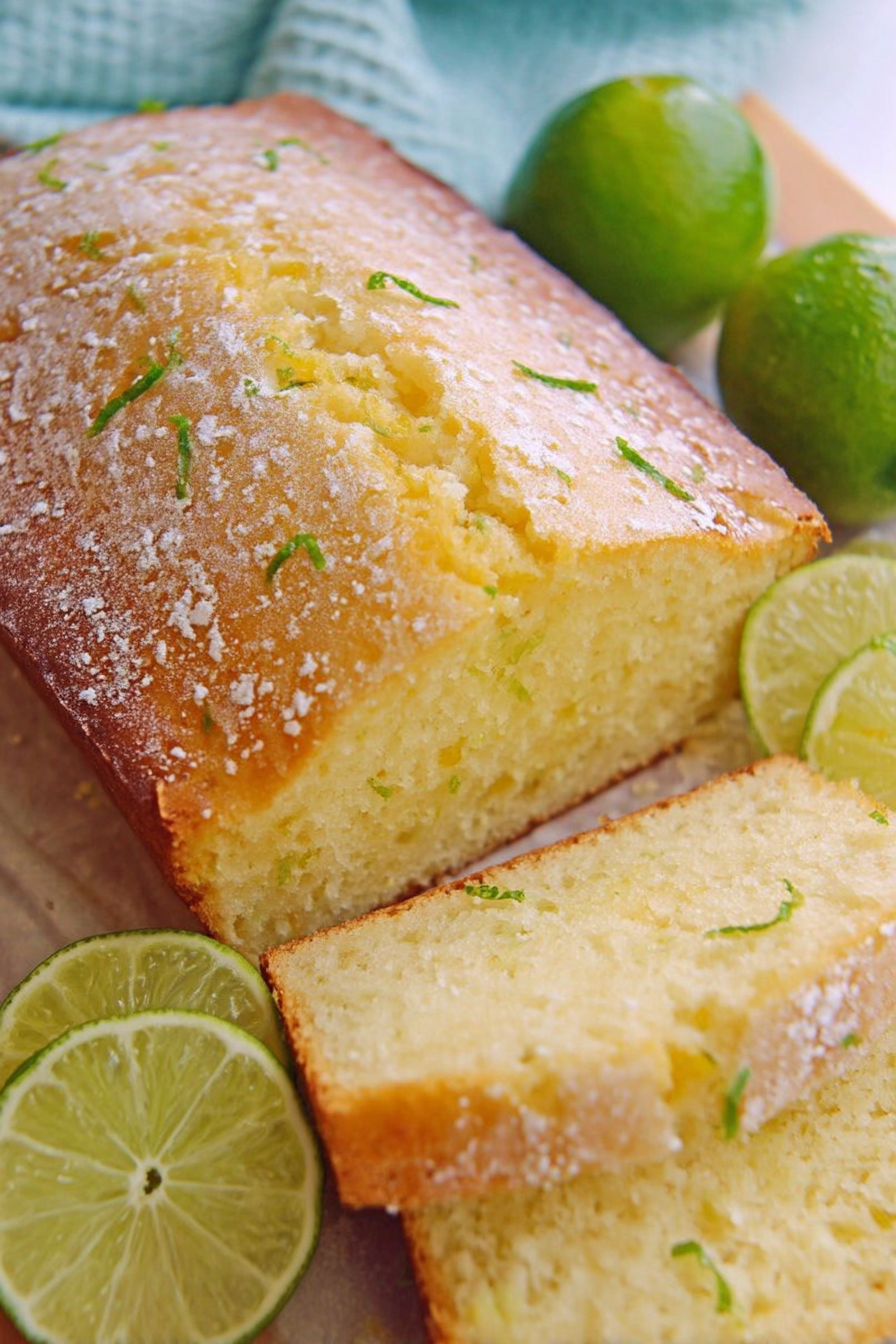Citrus Pound Cake Delight: Flaky golden perfection