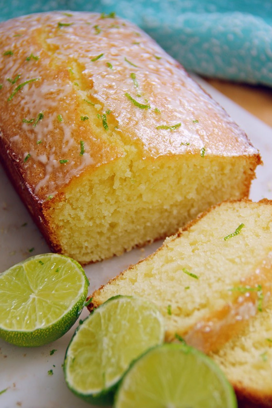 Citrus Pound Cake Delight: Flaky golden perfection