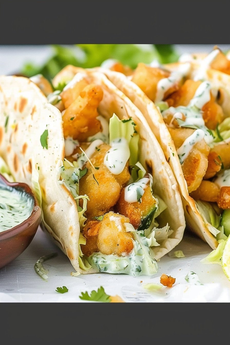 Coastal Crunch Wraps: A taste of seaside bliss.