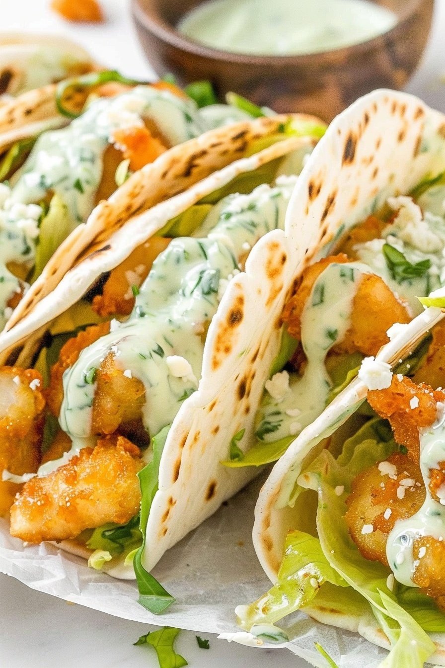 Coastal Crunch Wraps: A taste of seaside bliss.