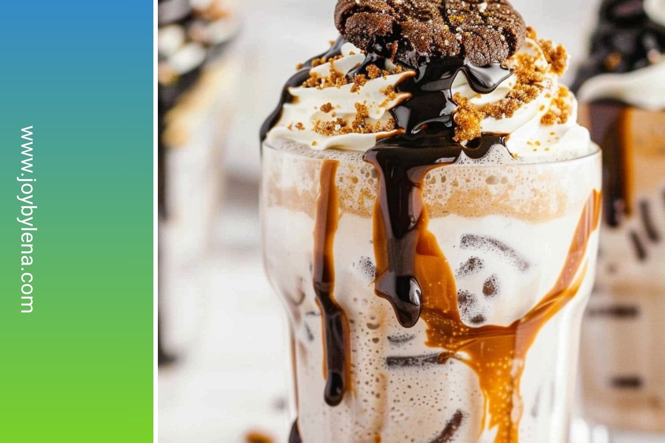 Cookie Crumble Cooler: Creamy, crunchy, cool bliss.: