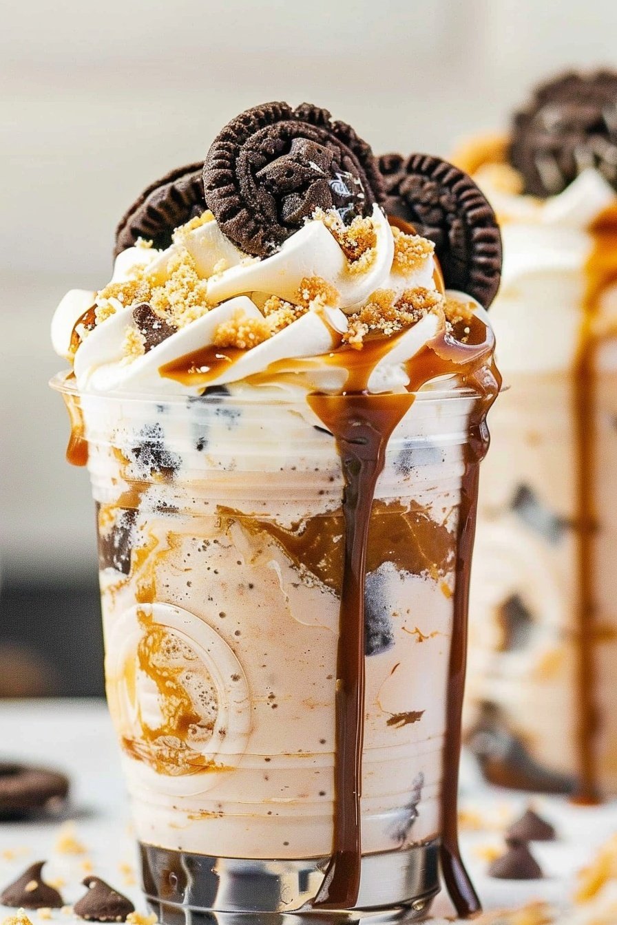 Cookie Crumble Cooler: Creamy, crunchy, cool bliss.