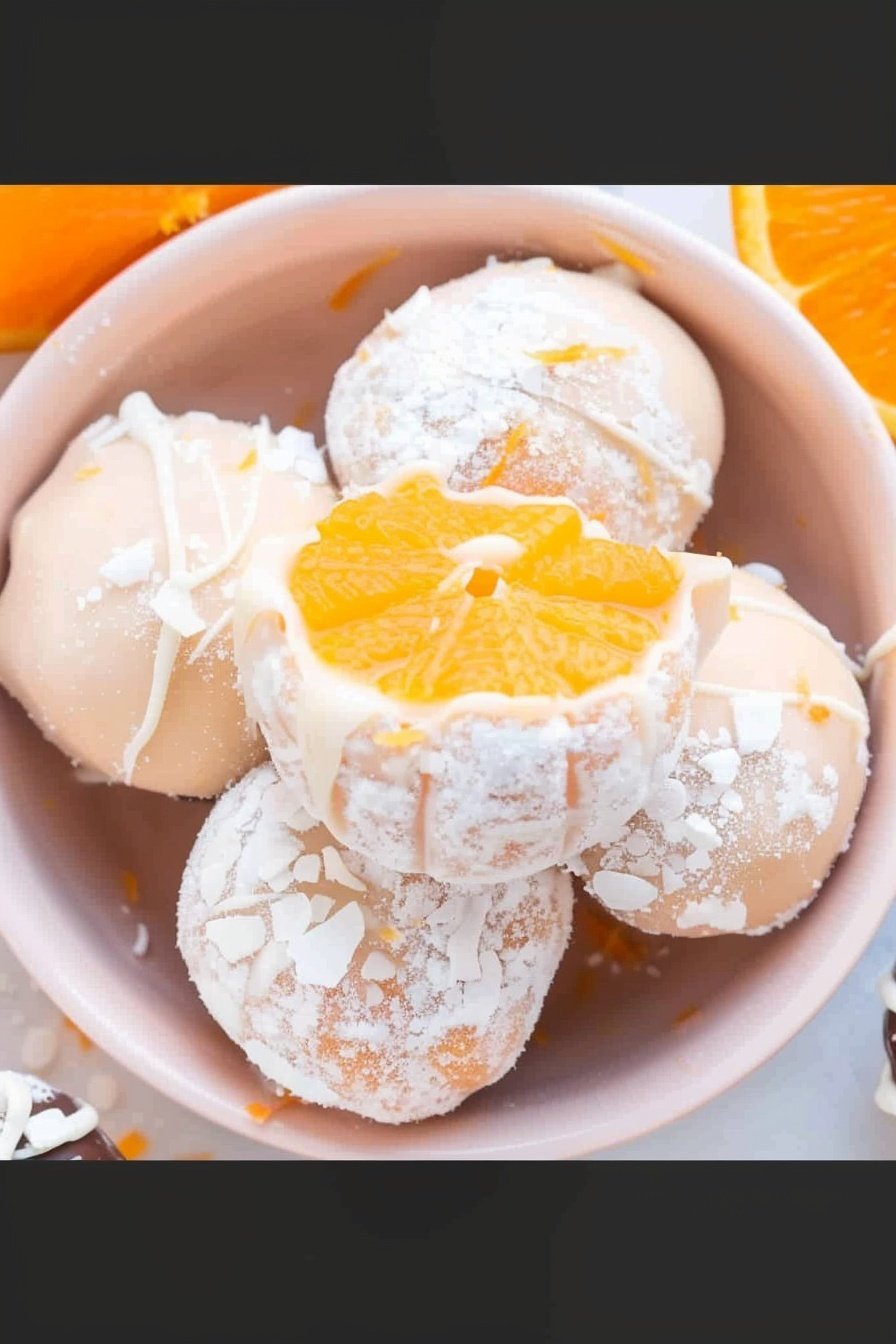 Creamsicle Chocolate Delights: Velvety citrus-kissed indulgence