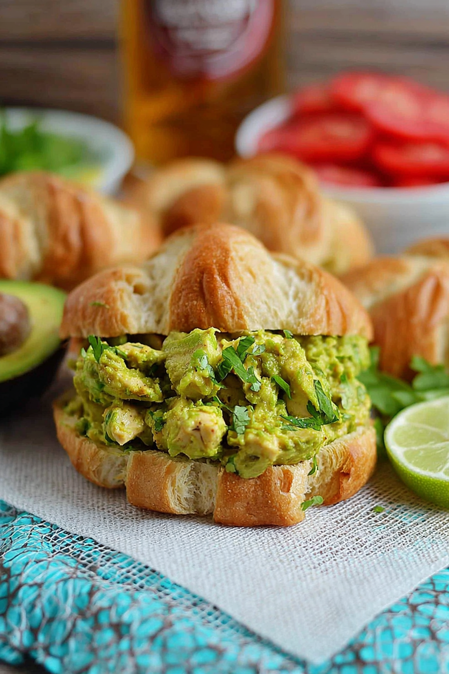 Creamy Avocado Chicken: A symphony of flavor.