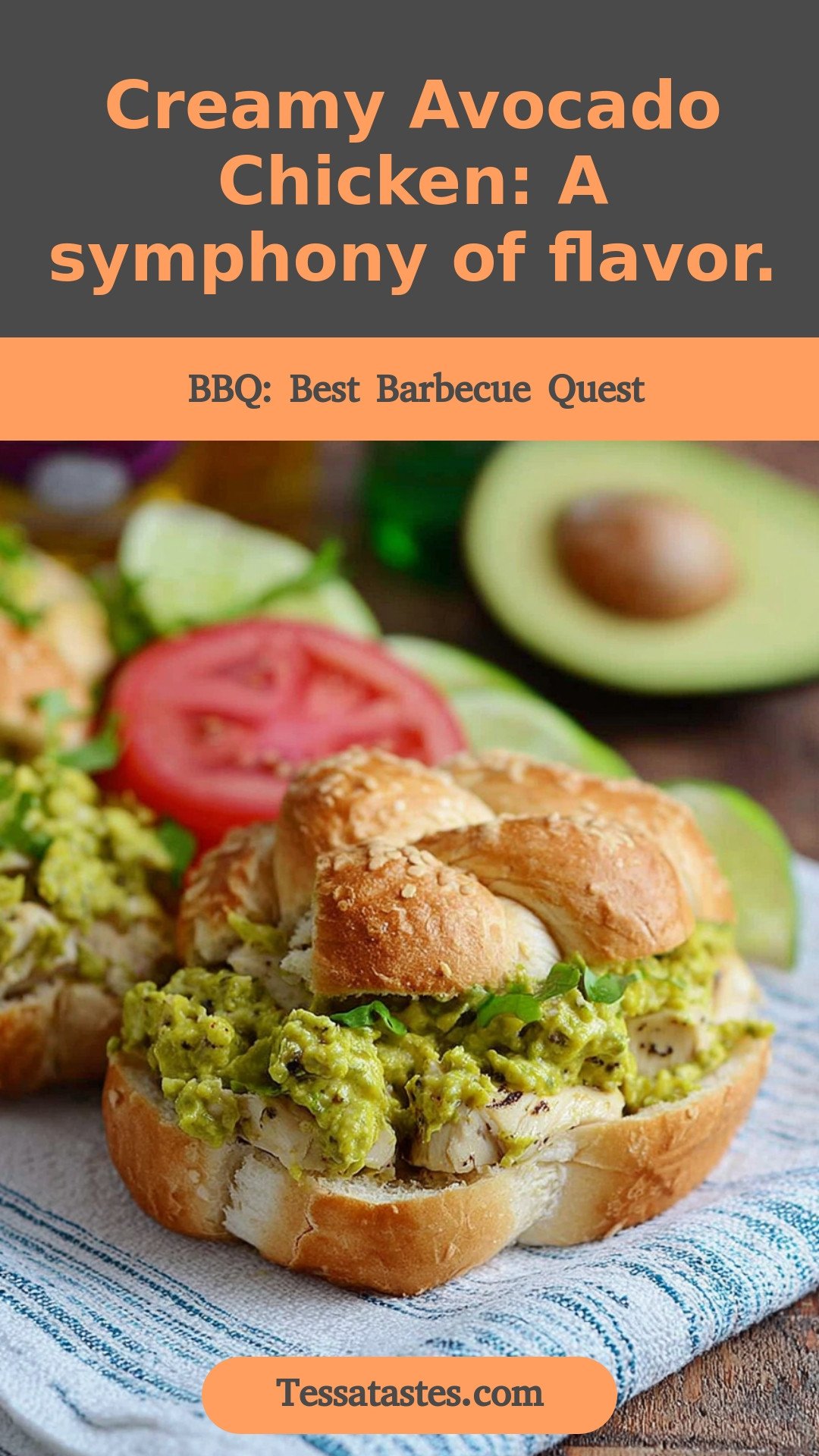 Creamy Avocado Chicken: A symphony of flavor.