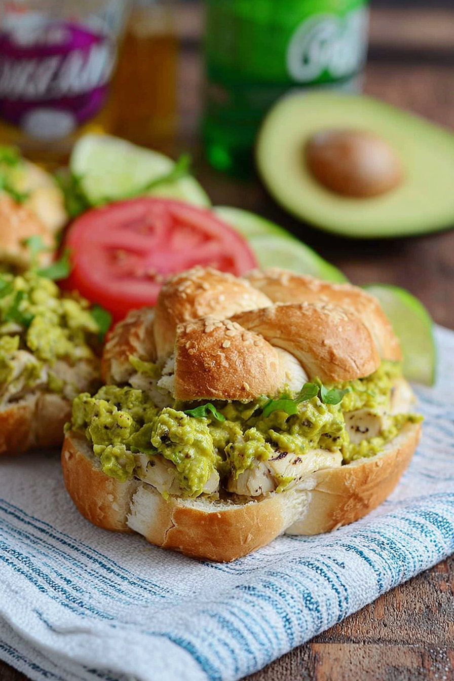 Creamy Avocado Chicken: A symphony of flavor.