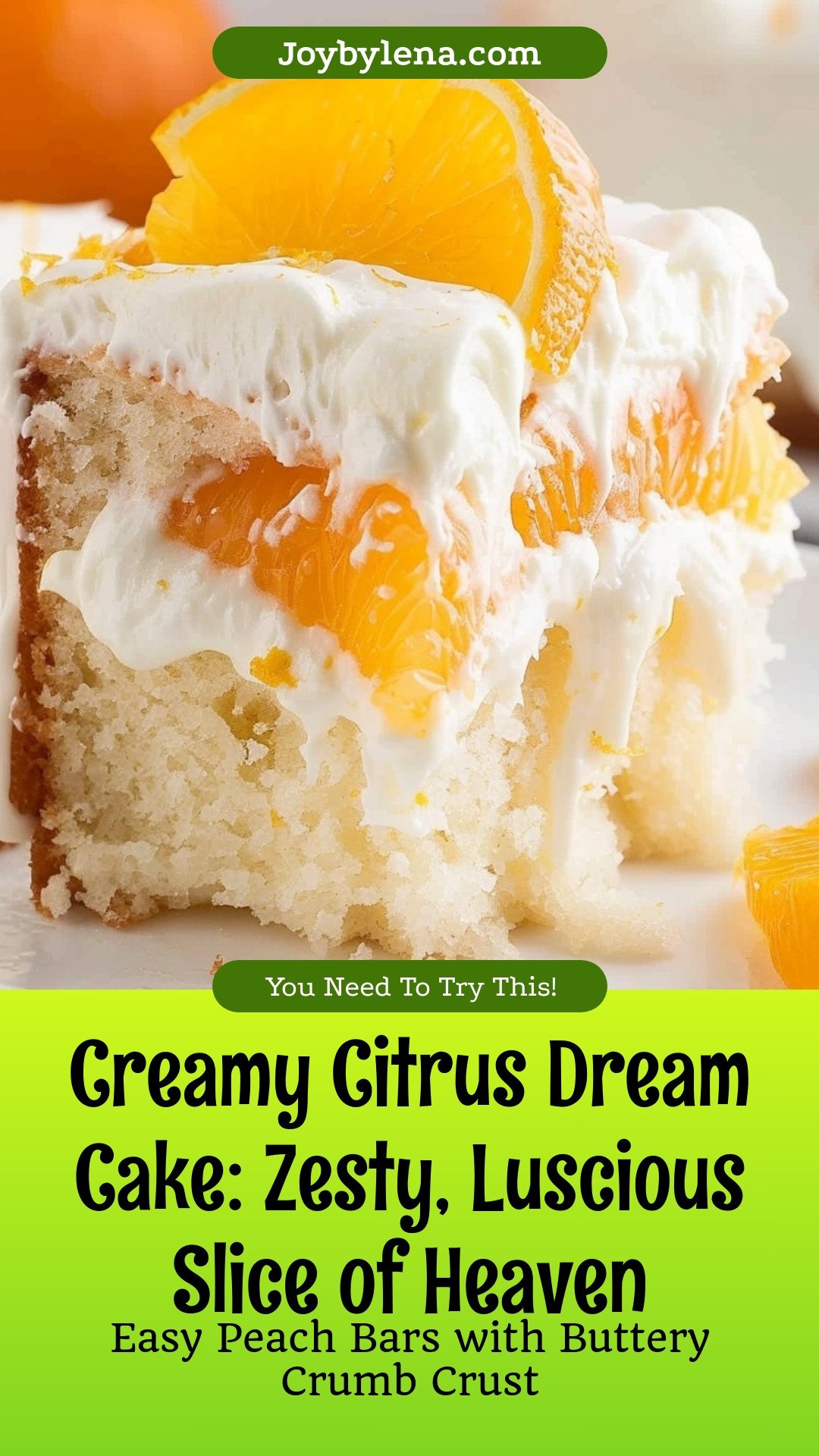 Creamy Citrus Dream Cake: Zesty, Luscious Slice of Heaven