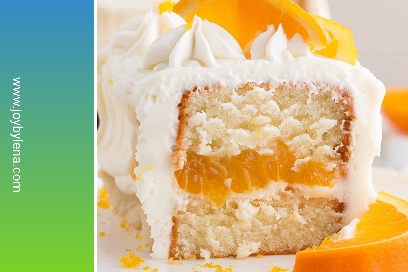 Creamy Citrus Dream Cake: Zesty, Luscious Slice of Heaven: