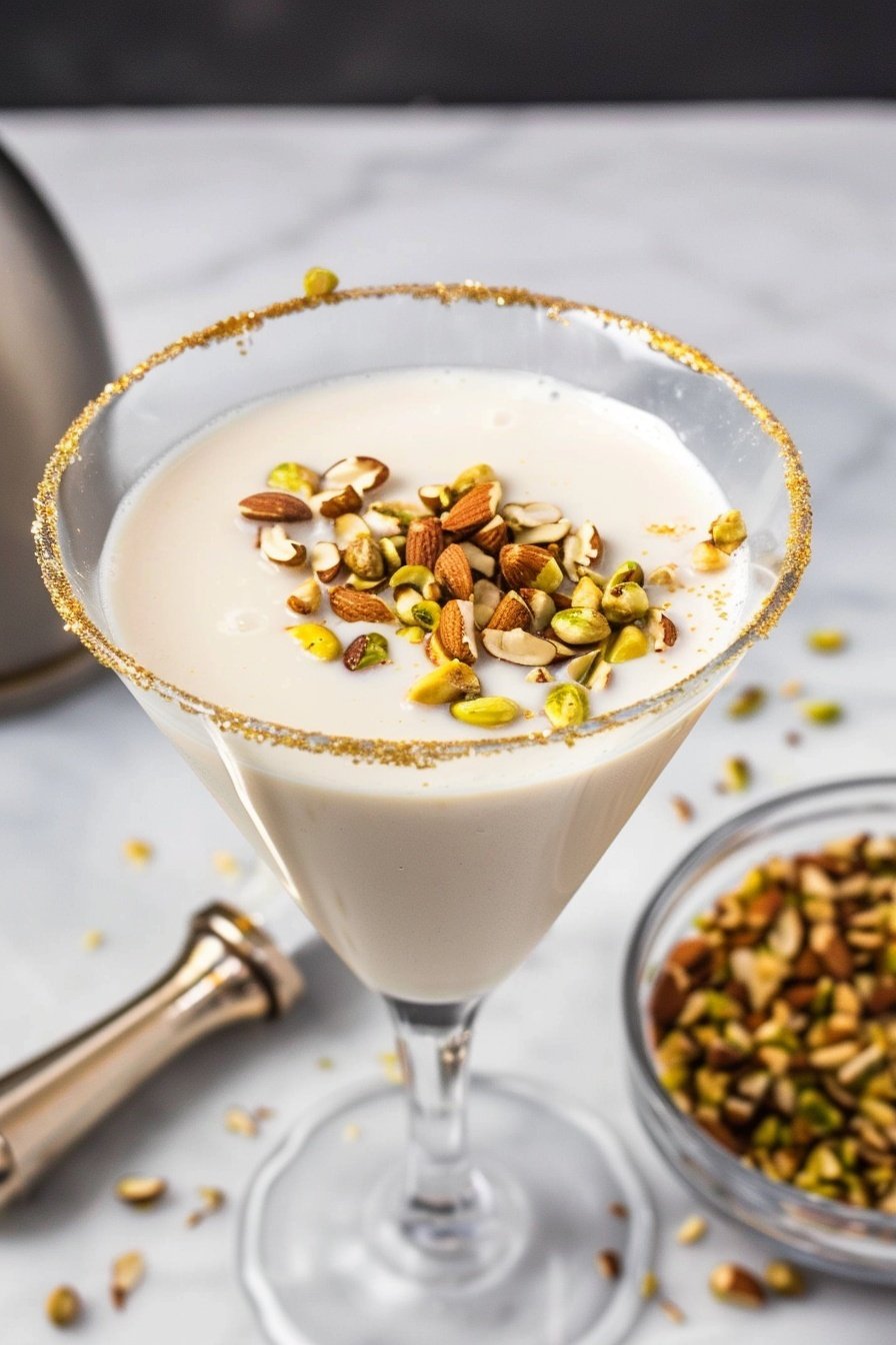 Creamy Nutty Elixir: Velvety nut-infused indulgence.