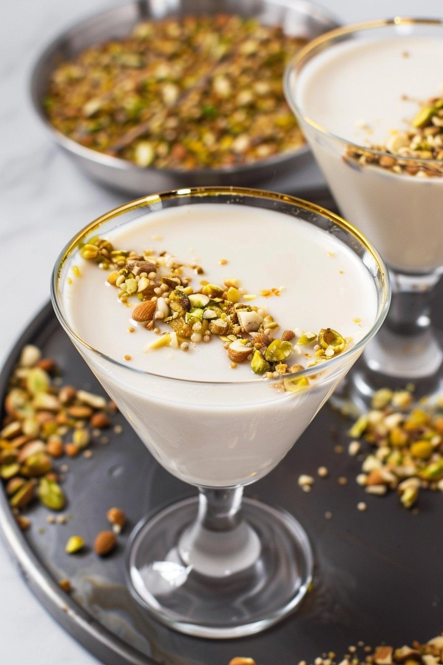 Creamy Nutty Elixir: Velvety nut-infused indulgence.