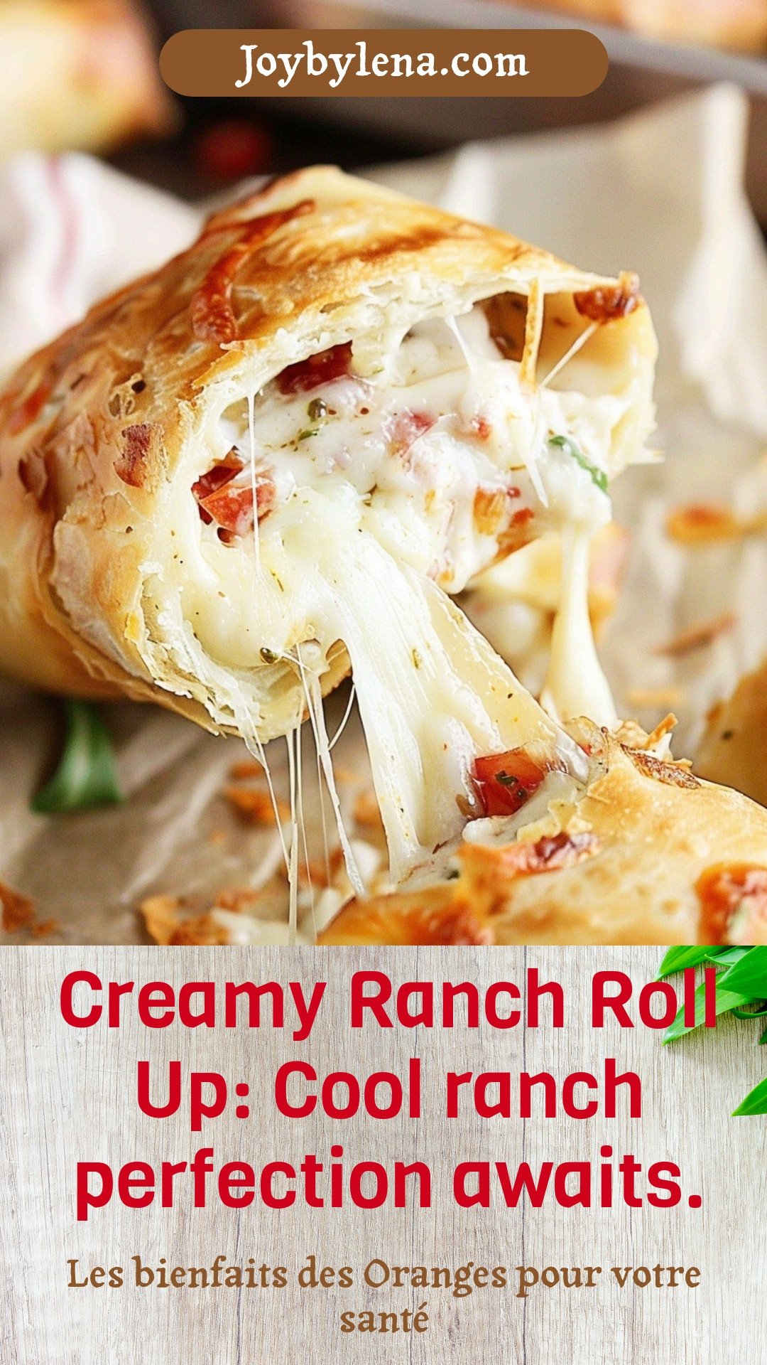 Creamy Ranch Roll Up: Cool ranch perfection awaits.