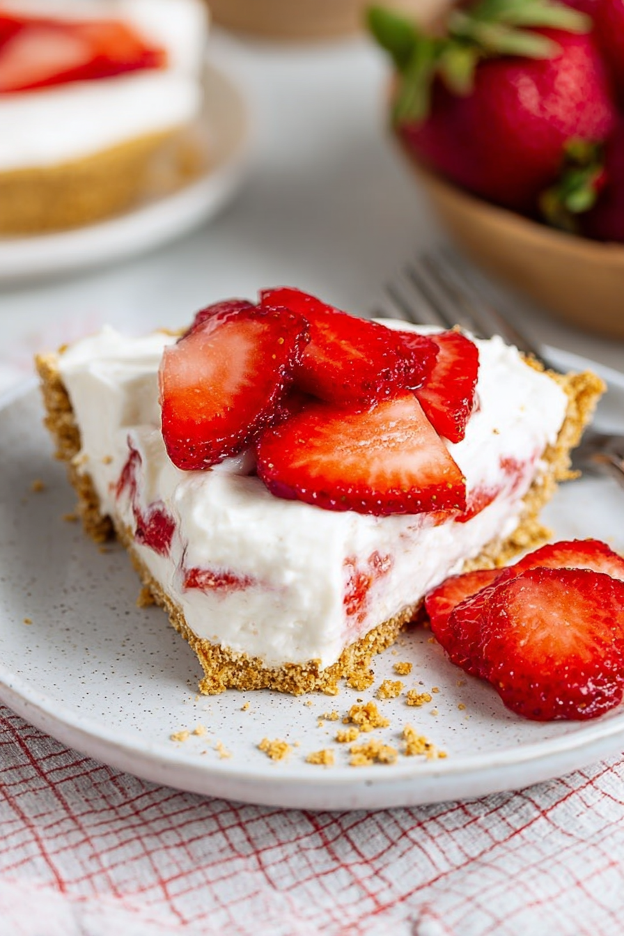 Creamy Strawberry Dream Pie: Irresistibly rich and creamy