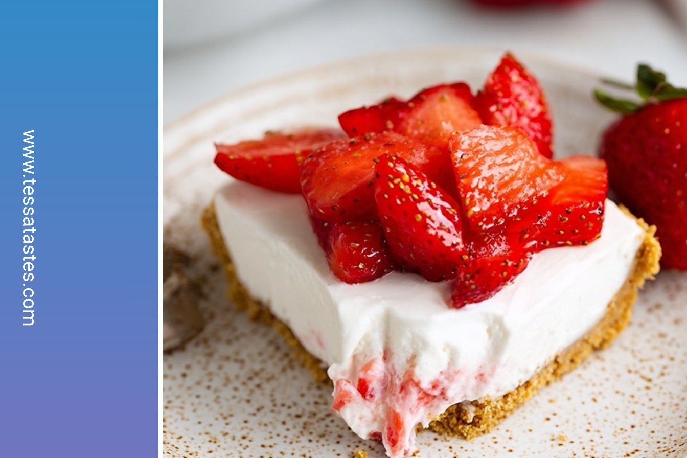 Creamy Strawberry Dream Pie: Irresistibly rich and creamy: