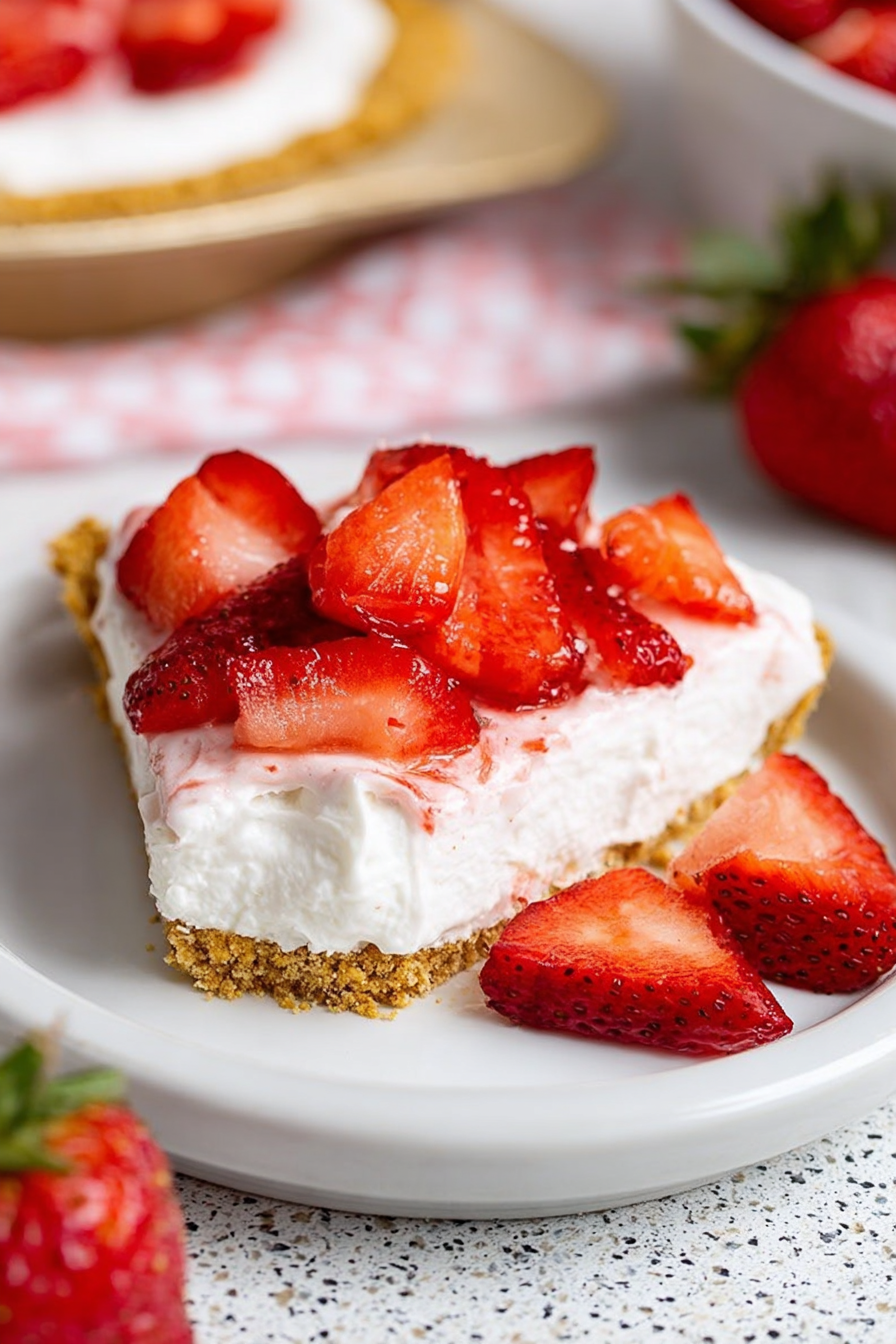 Creamy Strawberry Dream Pie: Irresistibly rich and creamy
