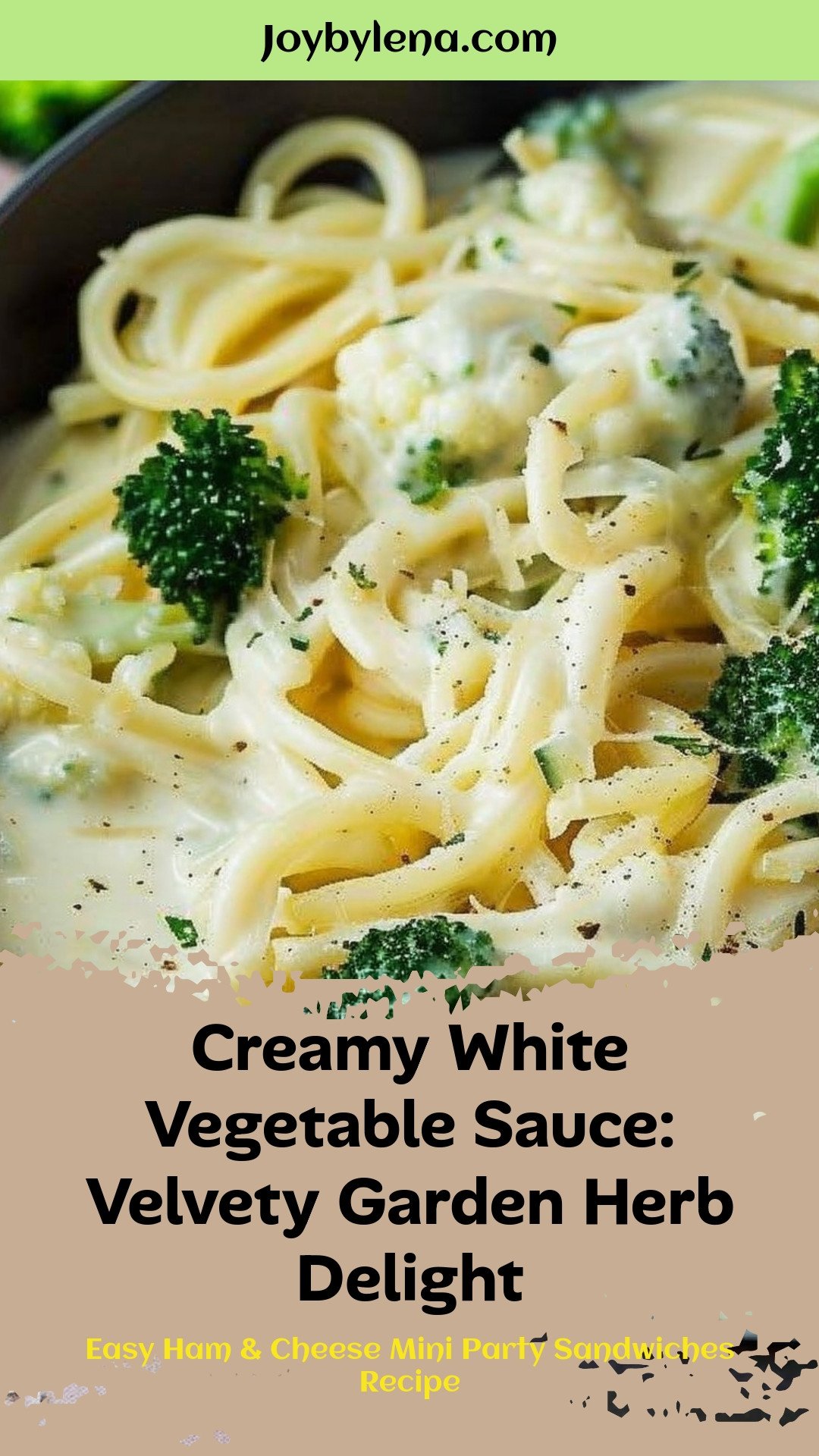 Creamy White Vegetable Sauce: Velvety Garden Herb Delight