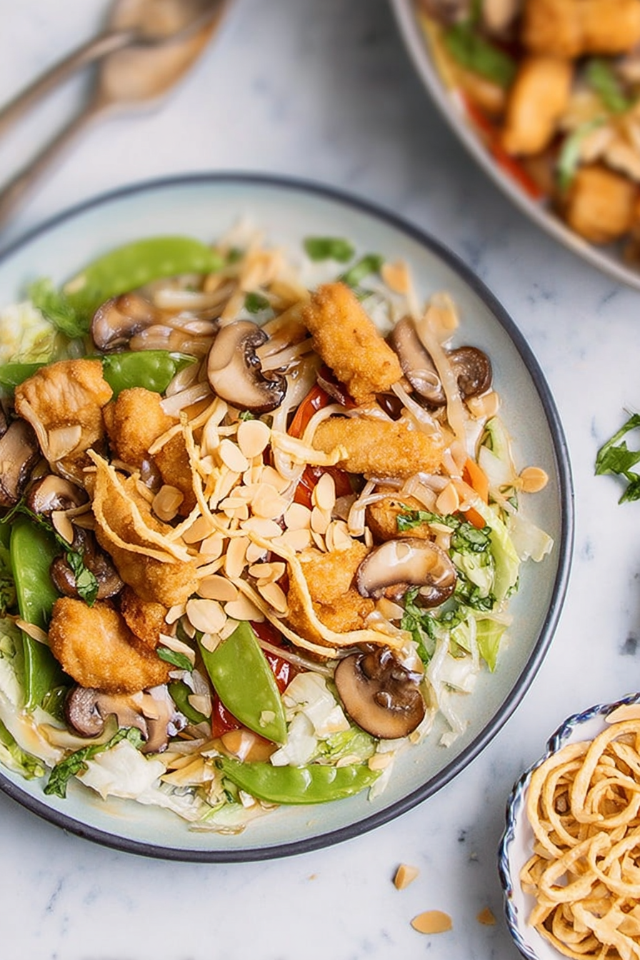 Crispy Almond Chicken Stir-Fry: Tender, slow-roasted perfection