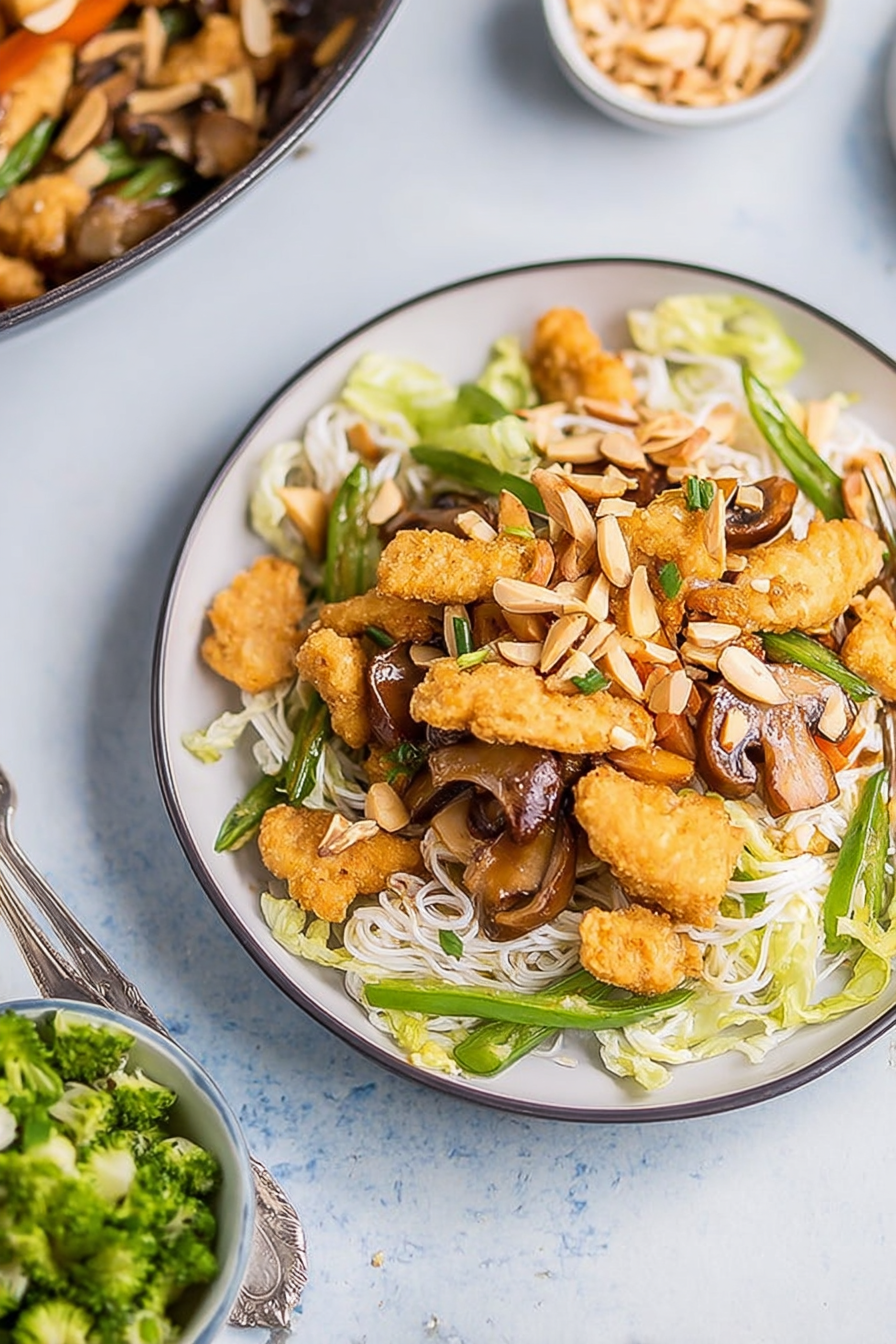 Crispy Almond Chicken Stir-Fry: Tender, slow-roasted perfection