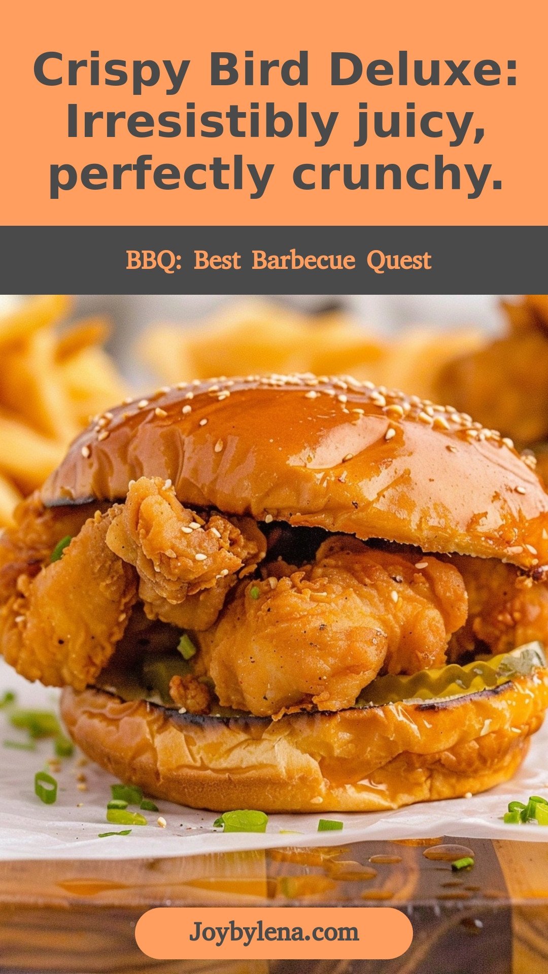 Crispy Bird Deluxe: Irresistibly juicy, perfectly crunchy.