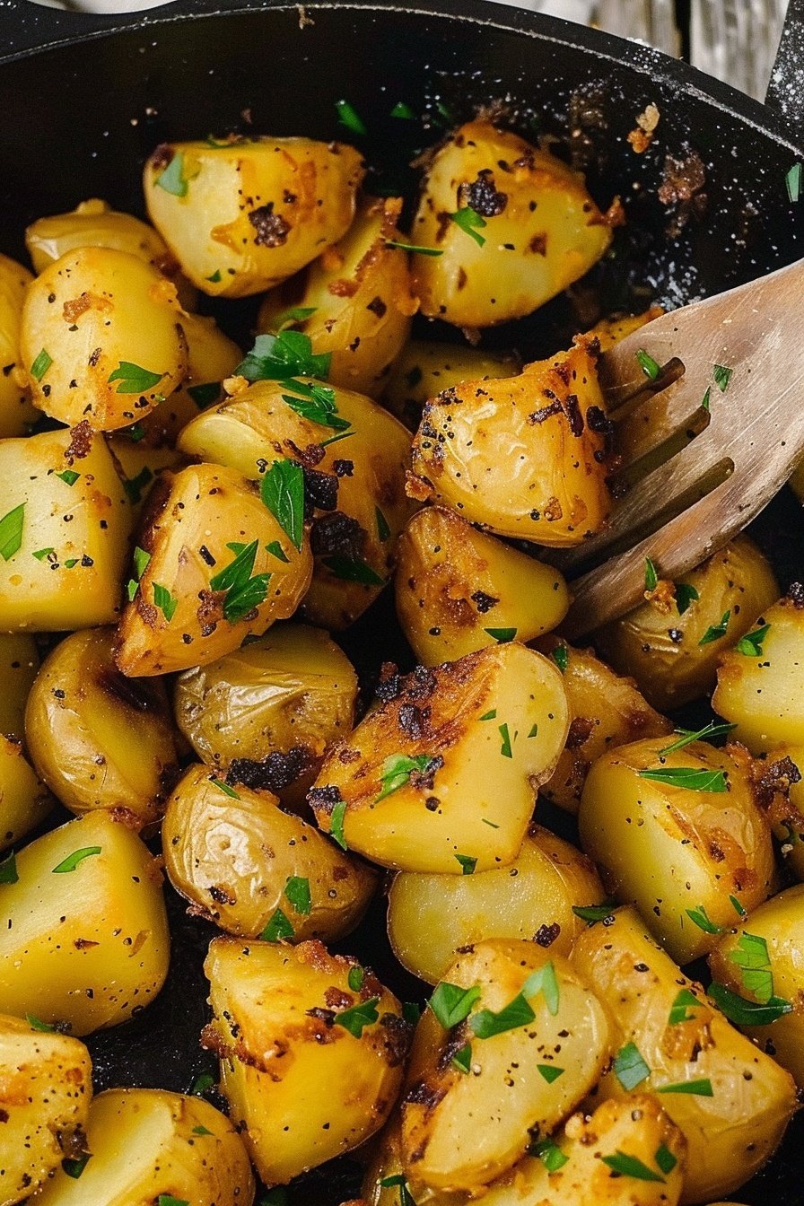 Crispy Golden Spuds: Irresistibly crunchy potato perfection.