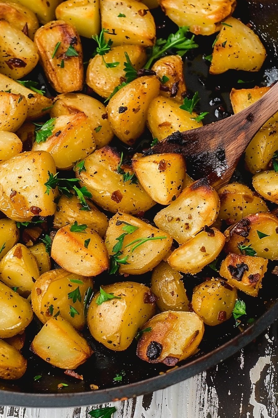 Crispy Golden Spuds: Irresistibly crunchy potato perfection.