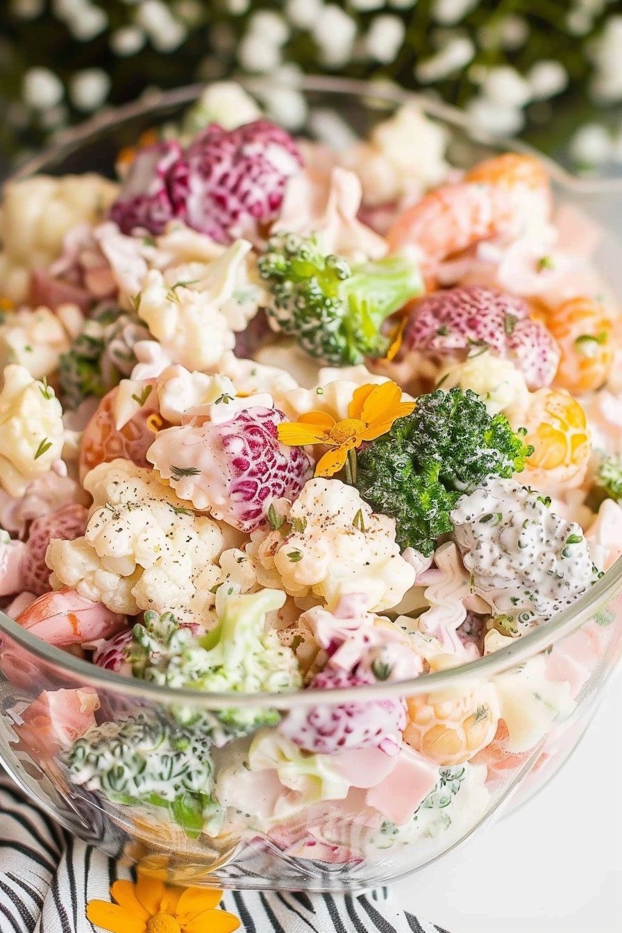 Crunchy Floret Medley: A vibrant, crisp symphony.