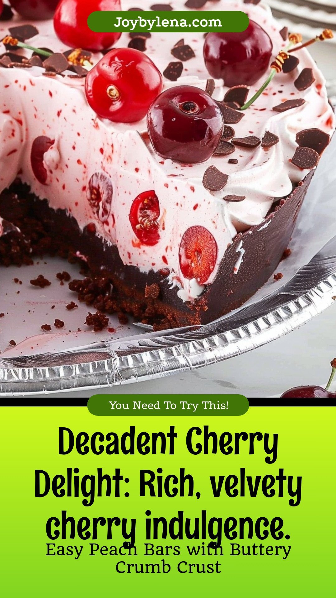 Decadent Cherry Delight: Rich, velvety cherry indulgence.