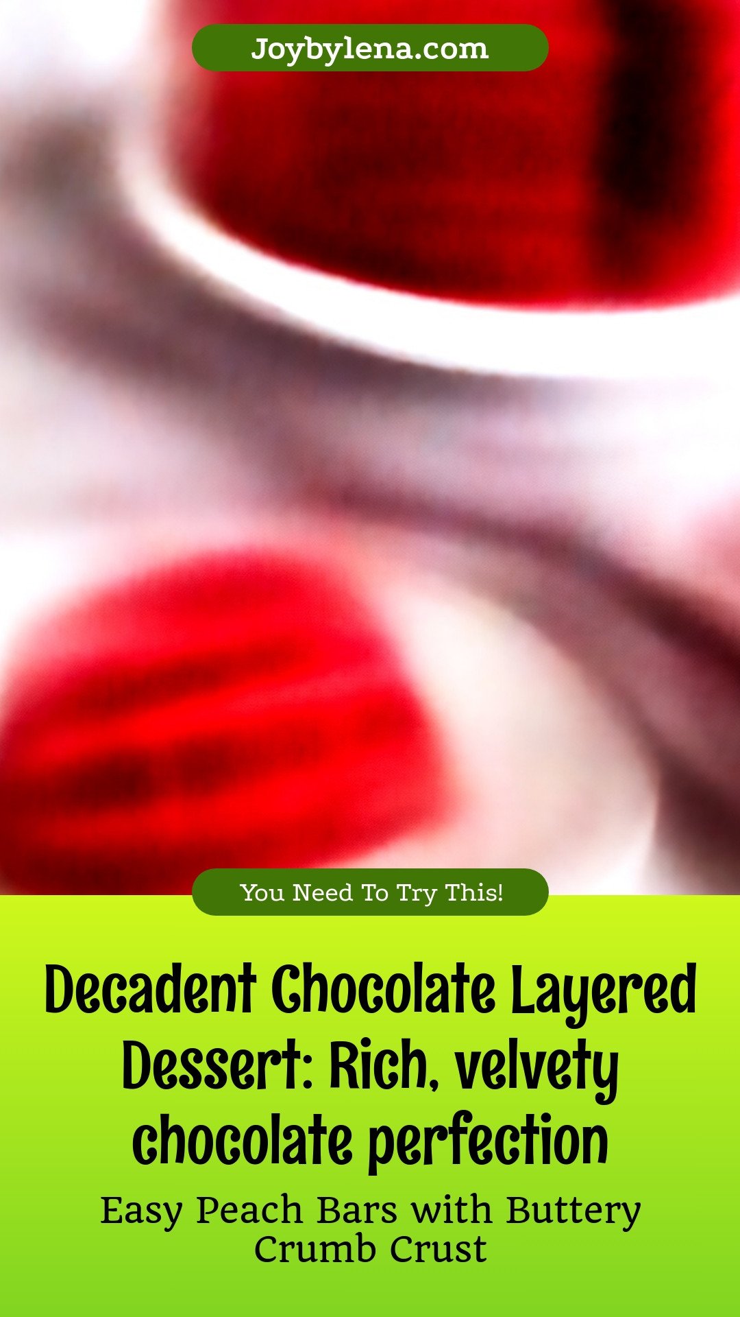 Decadent Chocolate Layered Dessert: Rich, velvety chocolate perfection