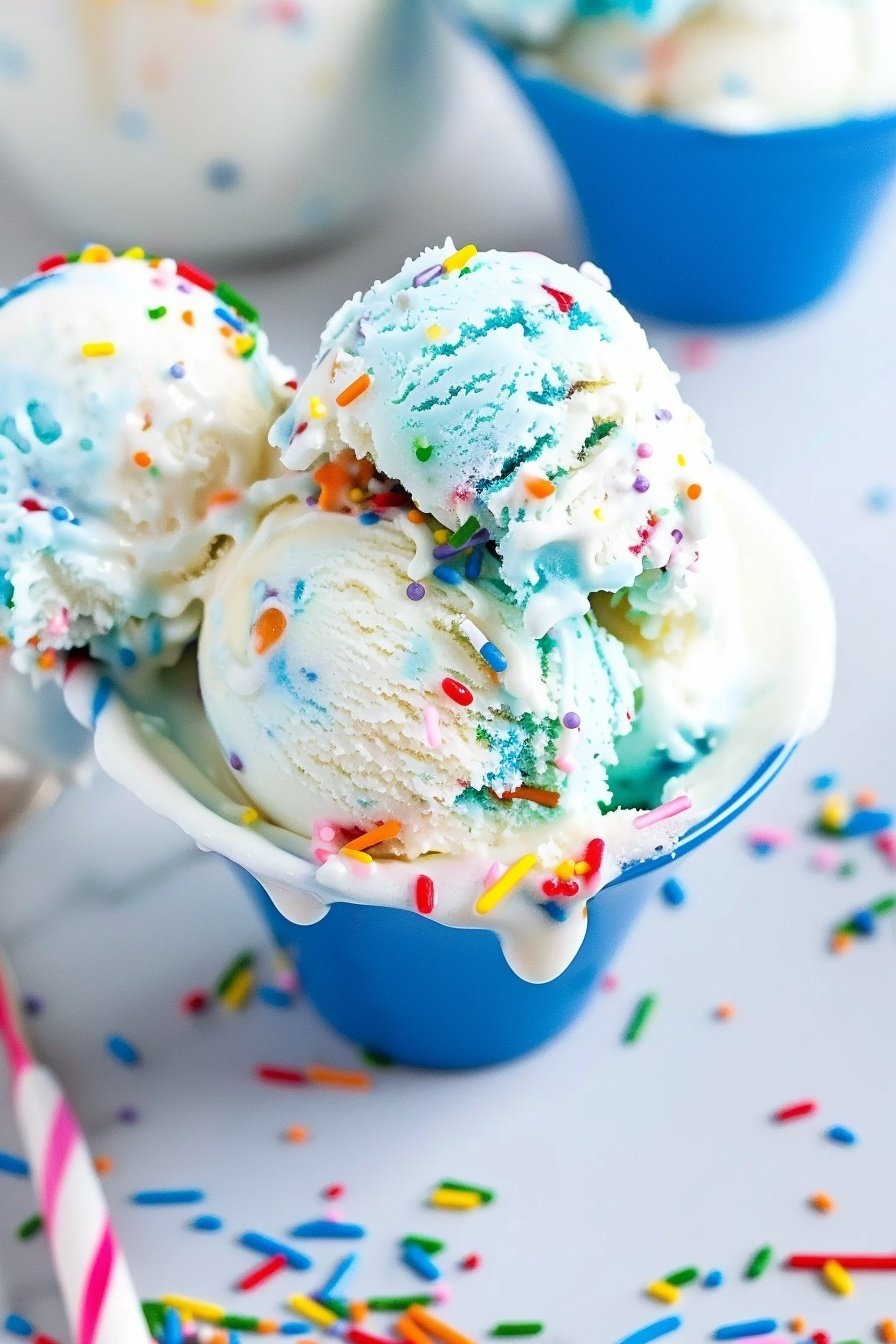 Easy Celebration Ice Cream: Pure, creamy party perfection.