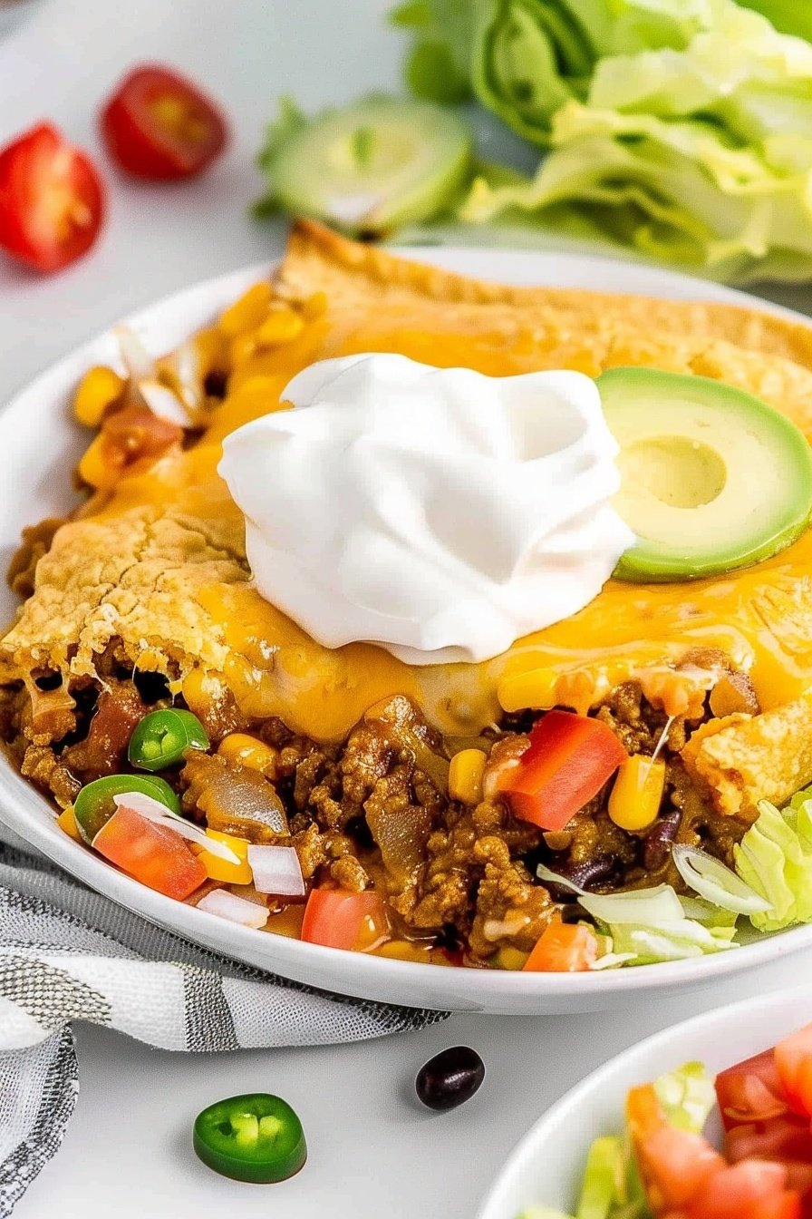 Easy Taco Casserole: Cheesy, Spicy, Savory Goodness