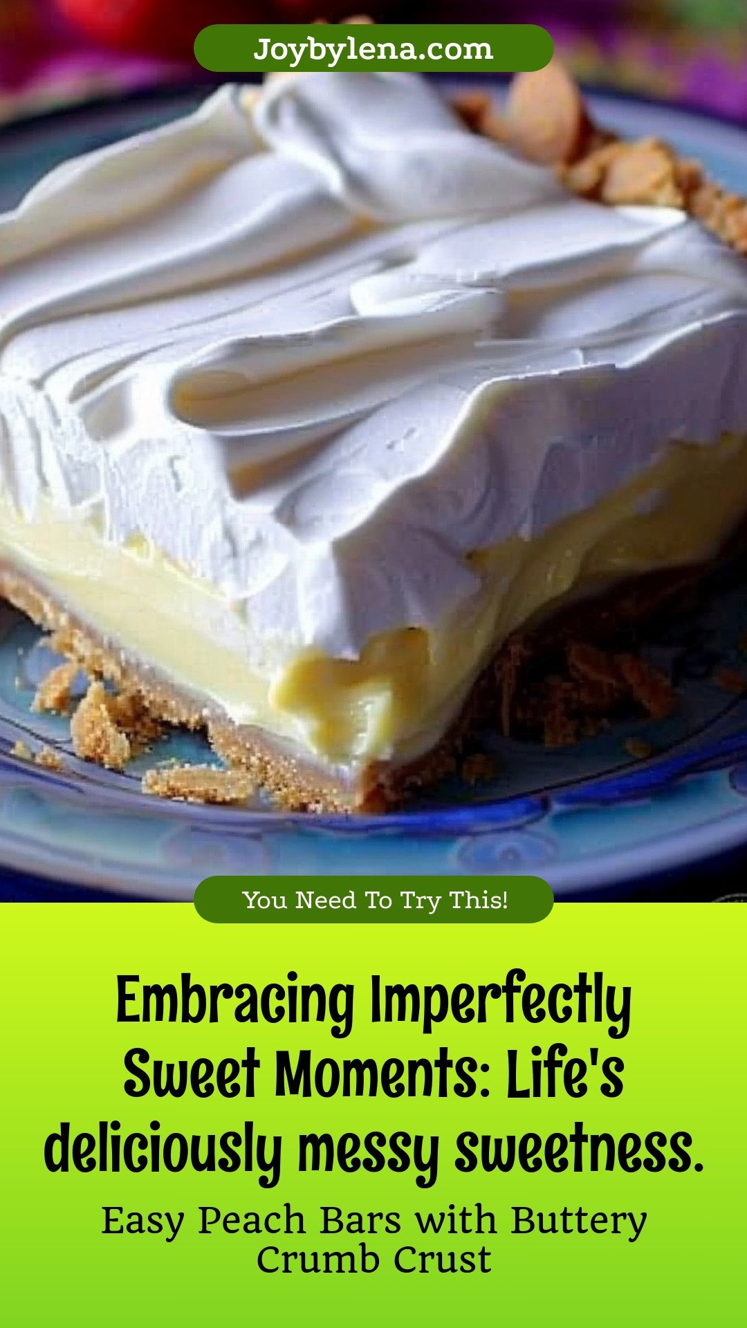 Embracing Imperfectly Sweet Moments: Life's deliciously messy sweetness.