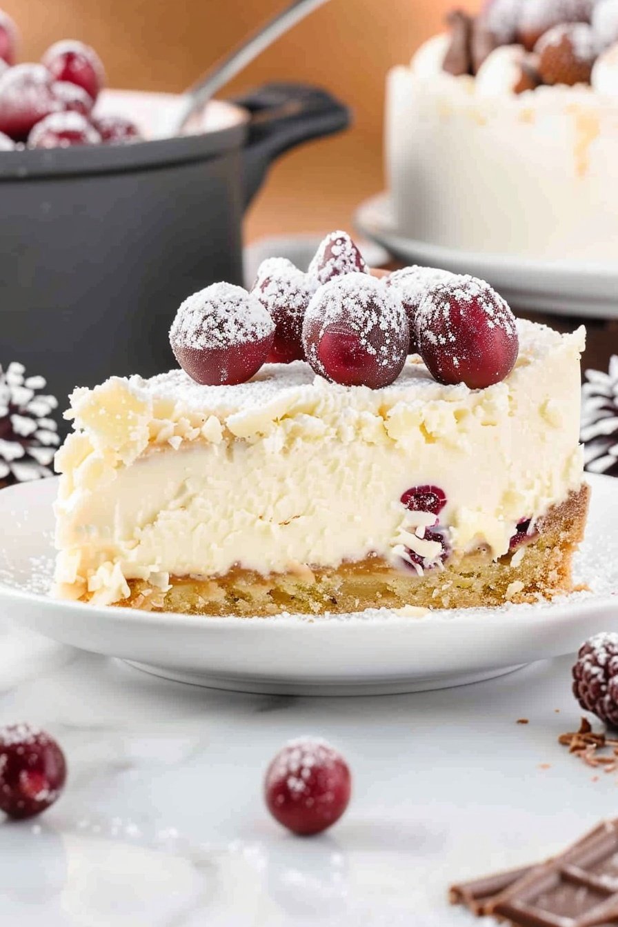 Festive White Chocolate Delight: Creamy Holiday Indulgence