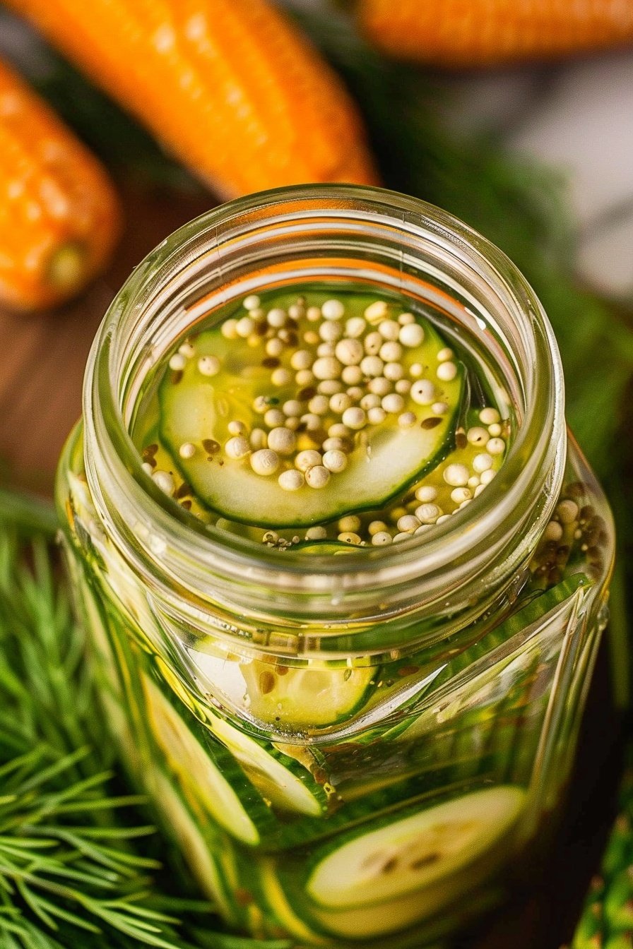 Fiery Dill Spears: A zesty, spicy crunch.