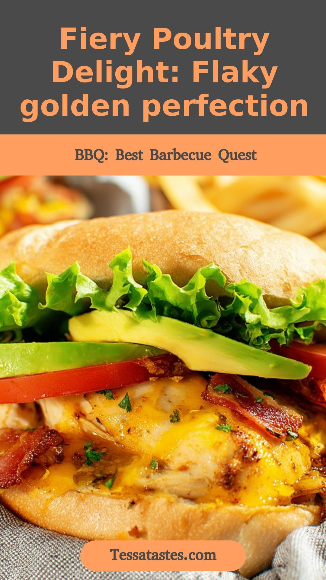 Fiery Poultry Delight: Flaky golden perfection