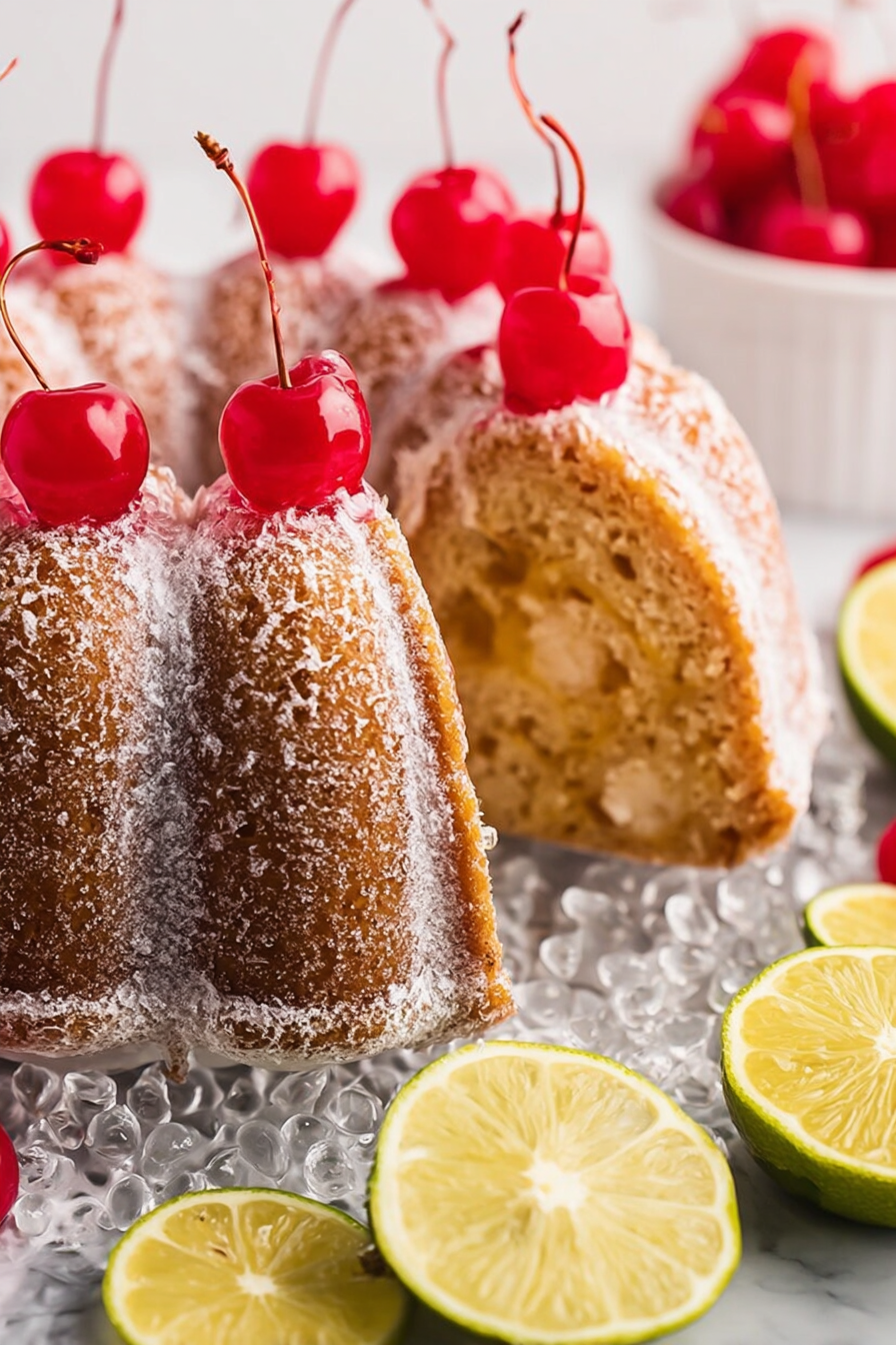 Fizzy Cherry Delight: Flaky golden perfection