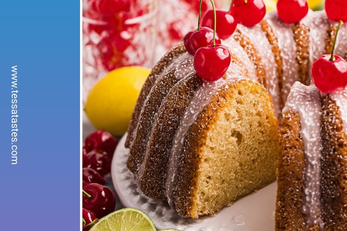 Fizzy Cherry Delight: Flaky golden perfection: