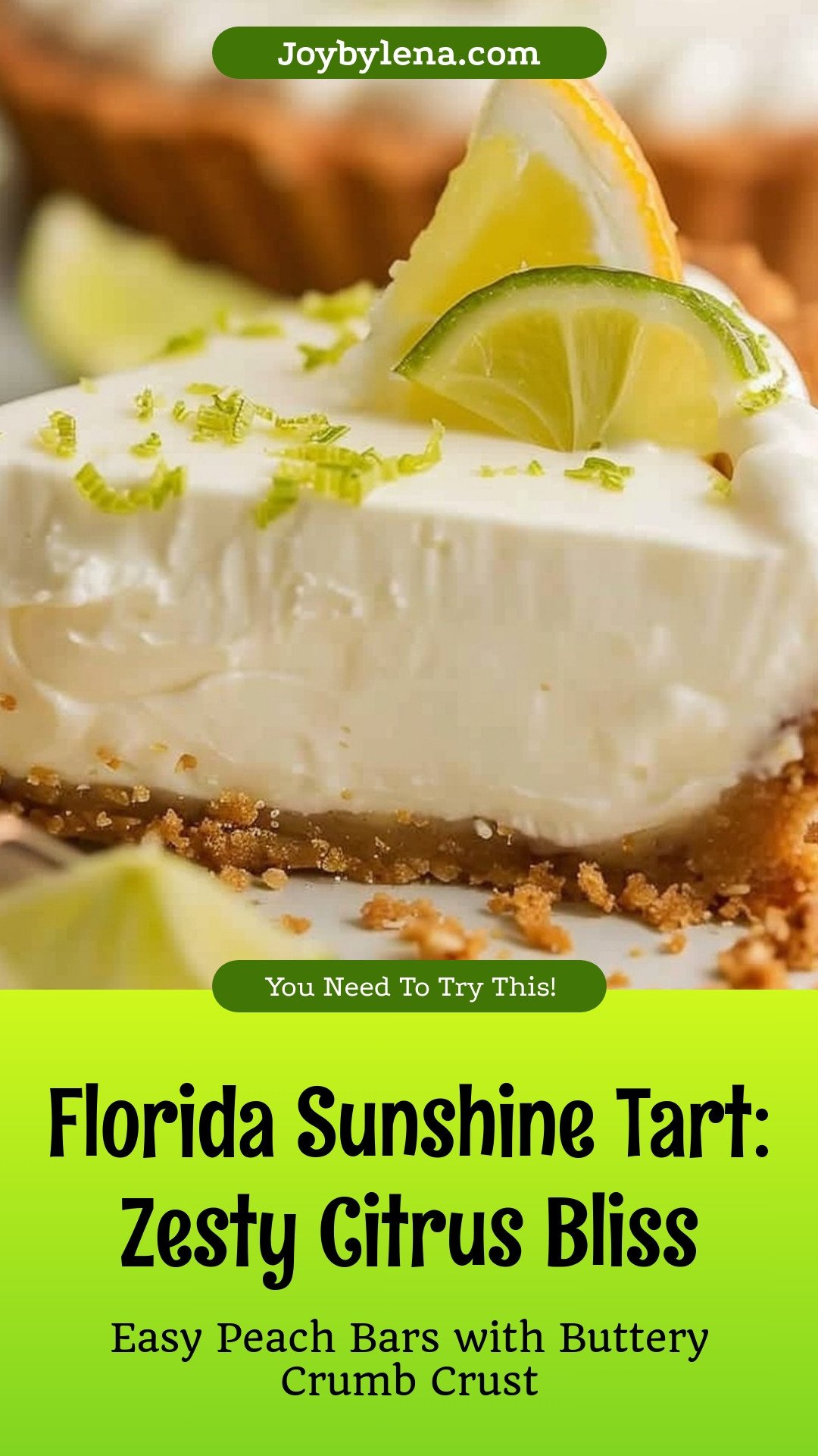Florida Sunshine Tart: Zesty Citrus Bliss