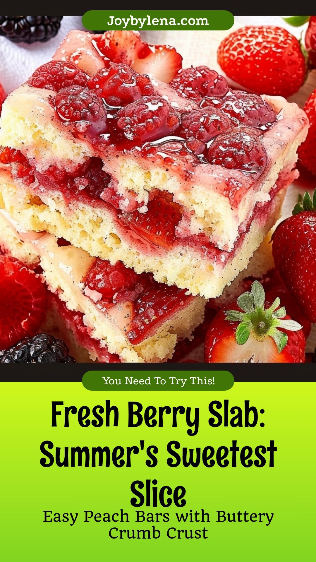 Fresh Berry Slab: Summer's Sweetest Slice